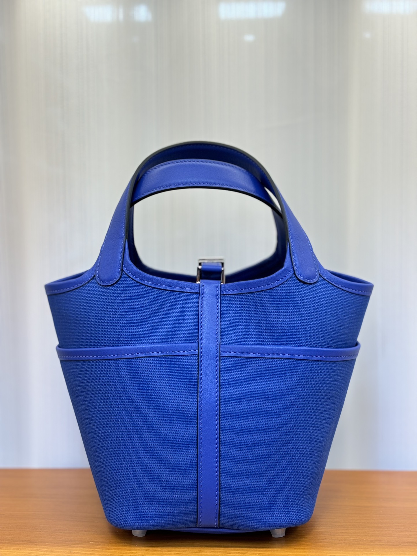 Hermes Picotin Lock 18 Pocket Bag In Blue